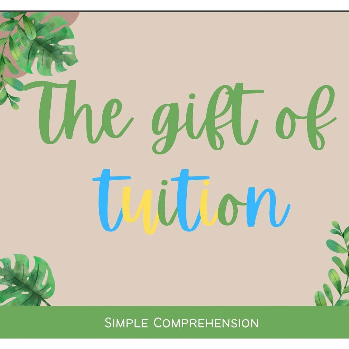 Simple Comprehension Gift Card